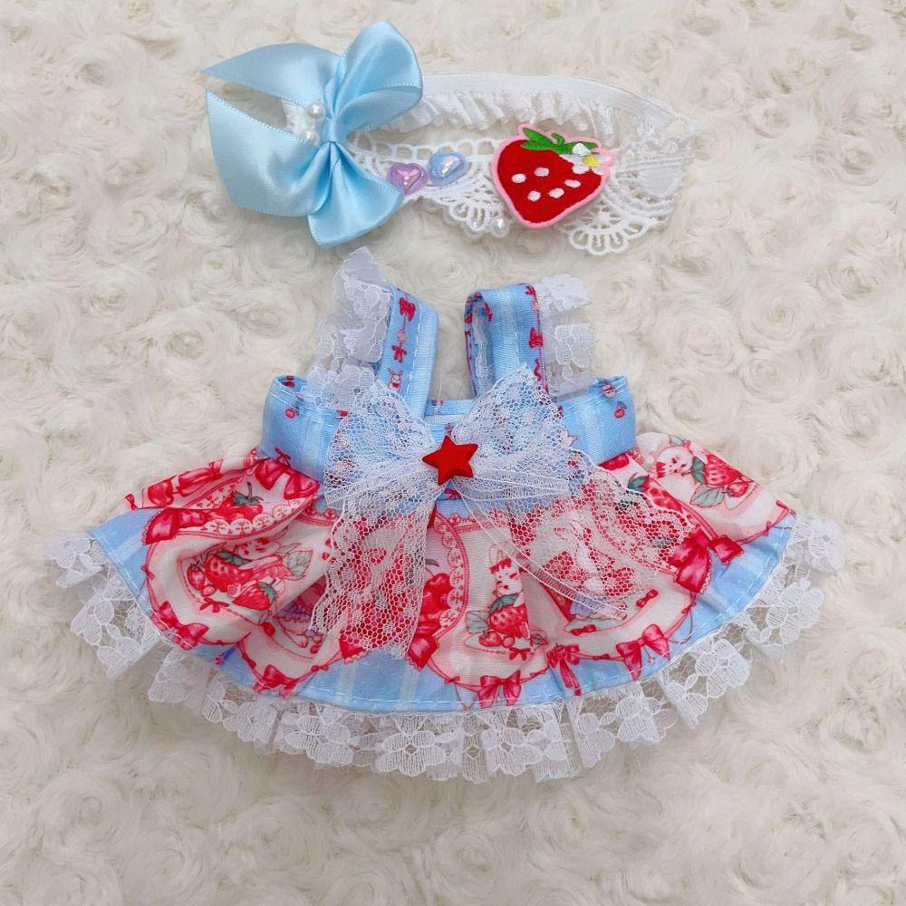 Đầm Búp Bê Vải cotton 20cm Phong Cách lolita Dễ Thương