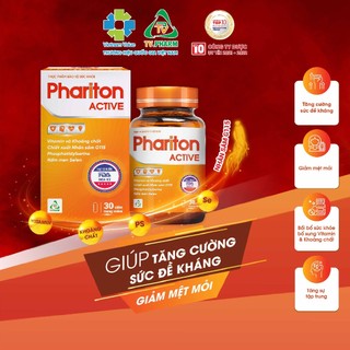  PHARITON ACTIVE CHAI 30 VIÊN Bổ sung cao nhân sâm, Vitamin và khoáng chất