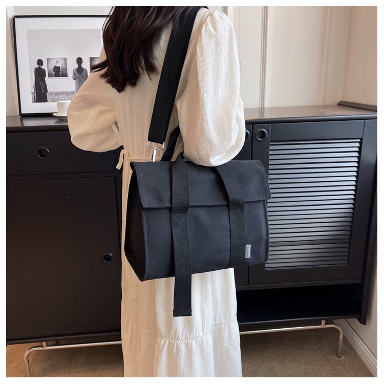 Túi Xách Vải canvas Dày Dặn Cao Cấp Thời Trang Nhật Hàn 2023 Cho Nữ