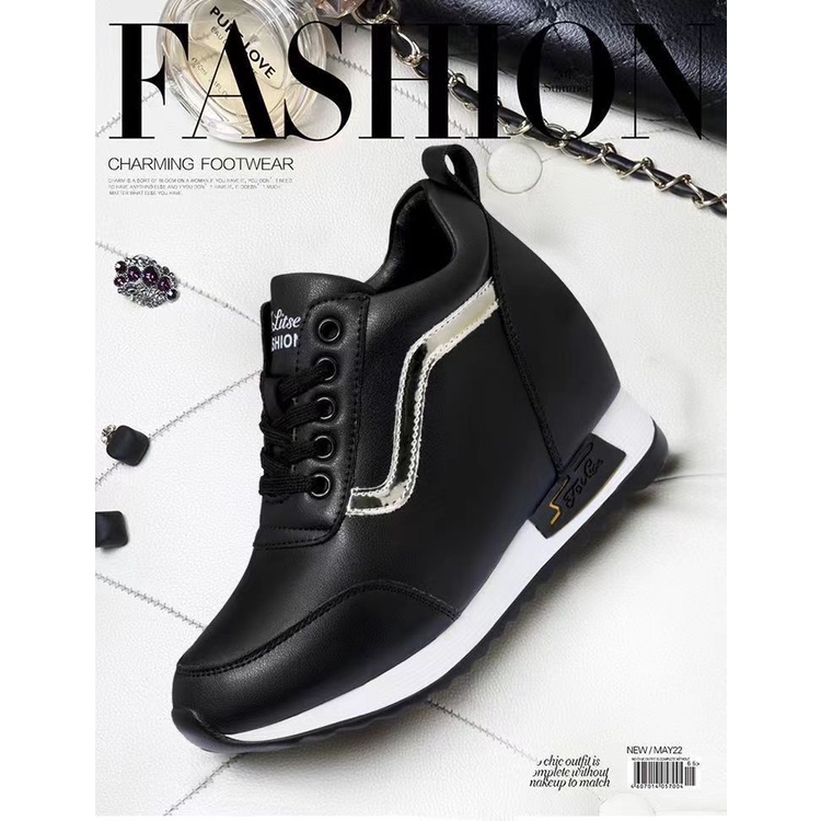 Giày Thể Thao Đế Dày Tăng Chiều Cao Thời Trang Mới Cho Nữ