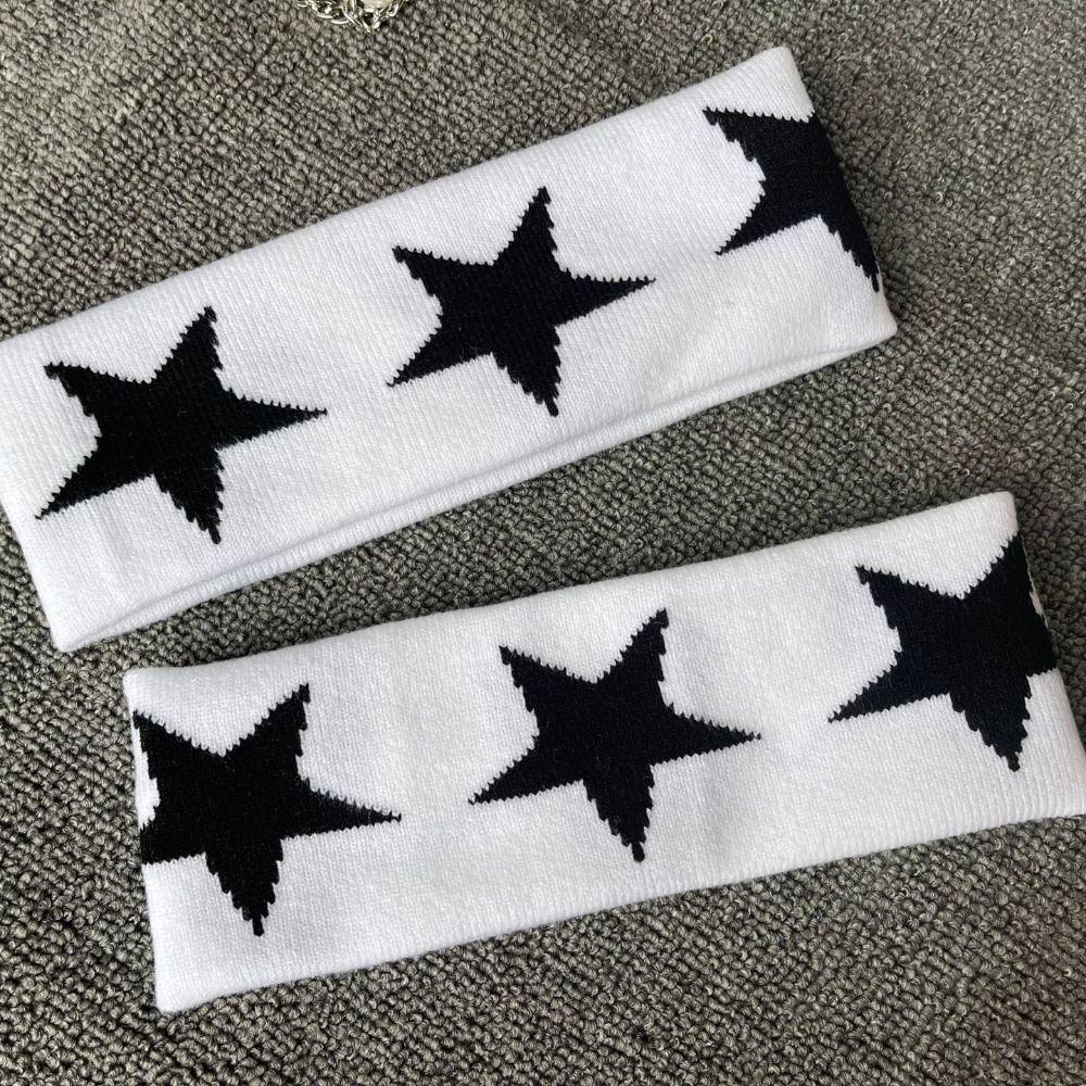 Fuhui Băng Đô turban nylon Co Giãn Họa Tiết Ngôi Sao / Lượn Sóng Phong Cách Hàn Quốc