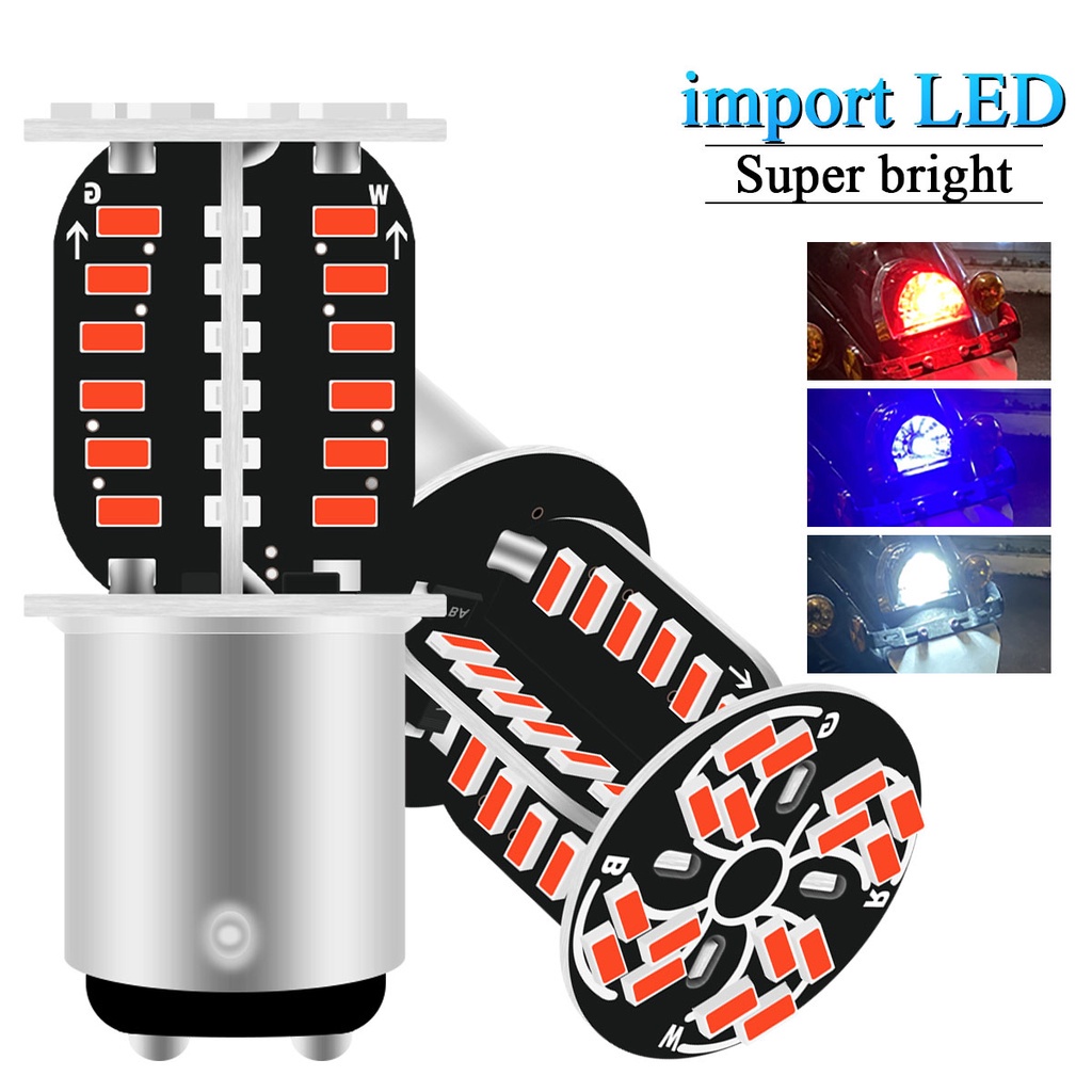 1 Đèn led Tín Hiệu 1157 p21 / 5w bay15d canbus 64led drl Cho Xe Hơi