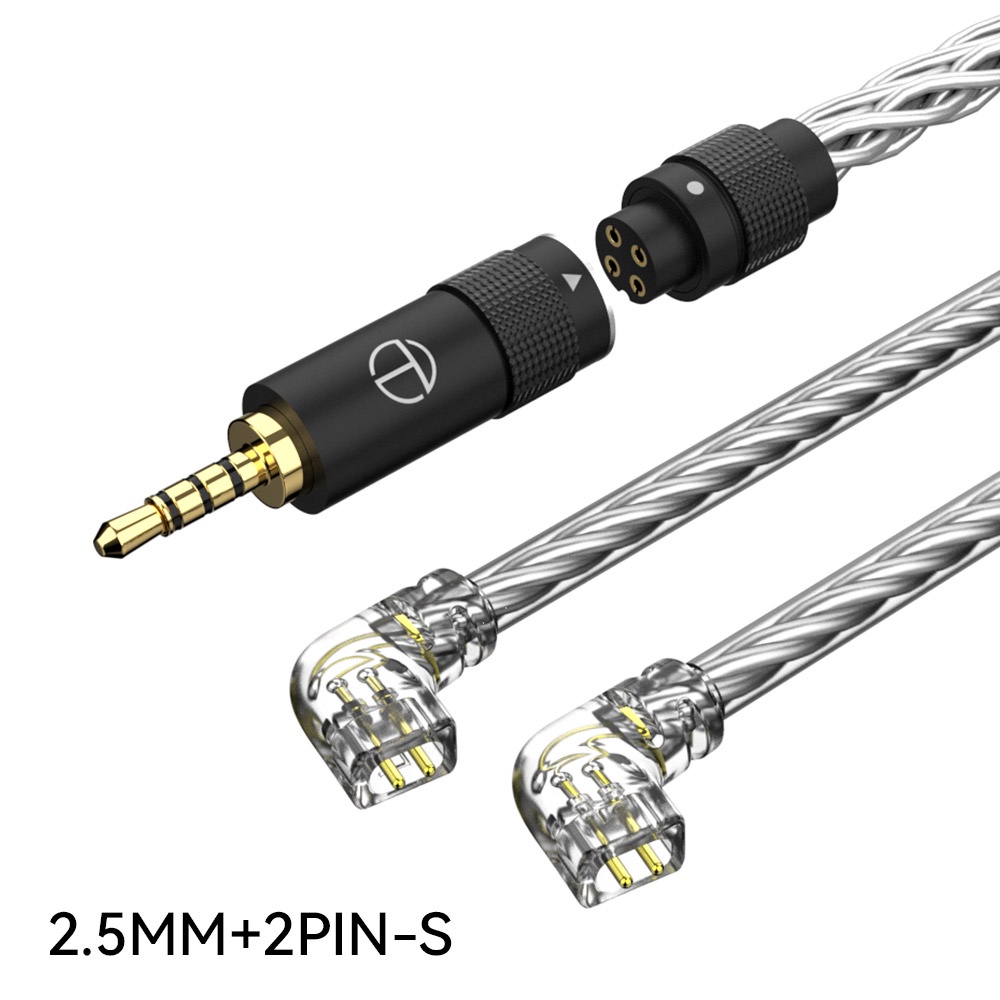 Dây Cáp Tai Nghe TRN T3 PRO 8 Lõi Bạc Nguyên Chất 2.5 / 3.5MM / 4.4MM Cho TRN V90 VX BA15 BAX ST1 TA1 MAX