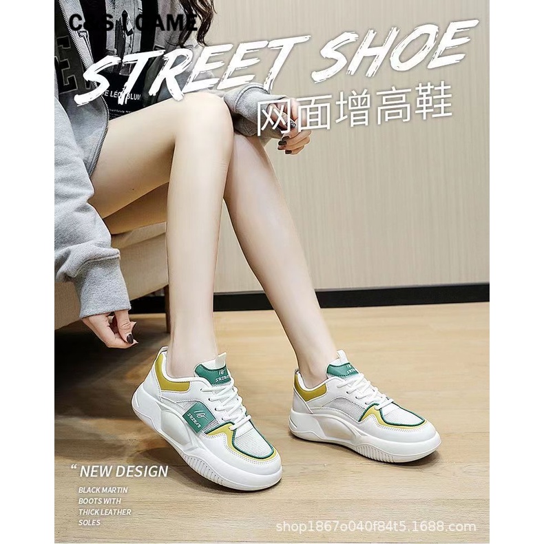 C＆S  Giày thể thao giày nữ giày bánh mì nữ đế cao 2023 Siêu Mềm Xinh Xắn FYD2390QHX 37Z230912