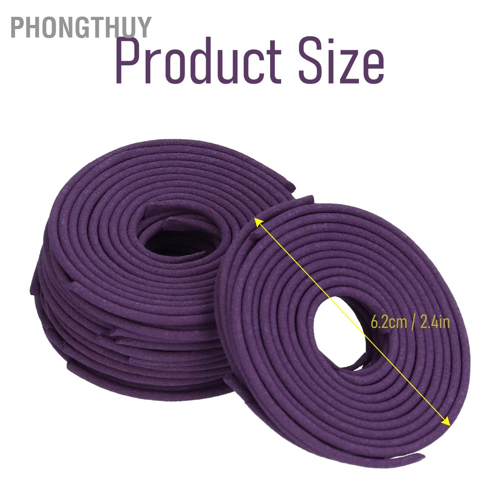 Nhang khoanh Ngải cứu 32 vòng - Nhang vòng hương Ngãi Cứu cho phòng nghỉ Nhà vệ sinh Phòng ngủ thơm trong nhà