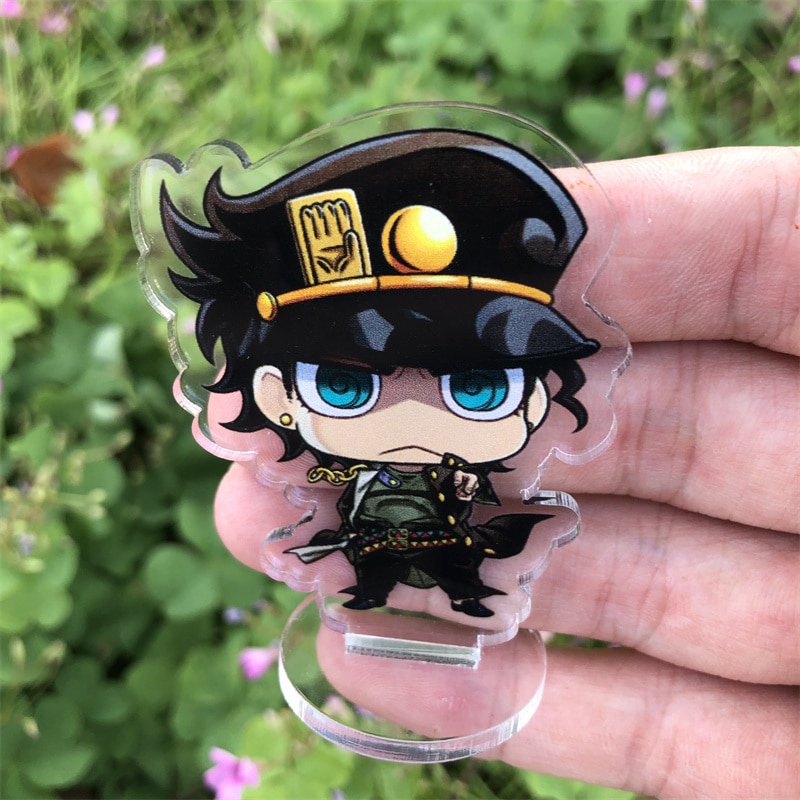 Mô hình Standee Anime JoJo's Bizarre Adventure Kujo Jotaro Giorno Giovanna Bruno Buccellati decor góc học tập để bàn