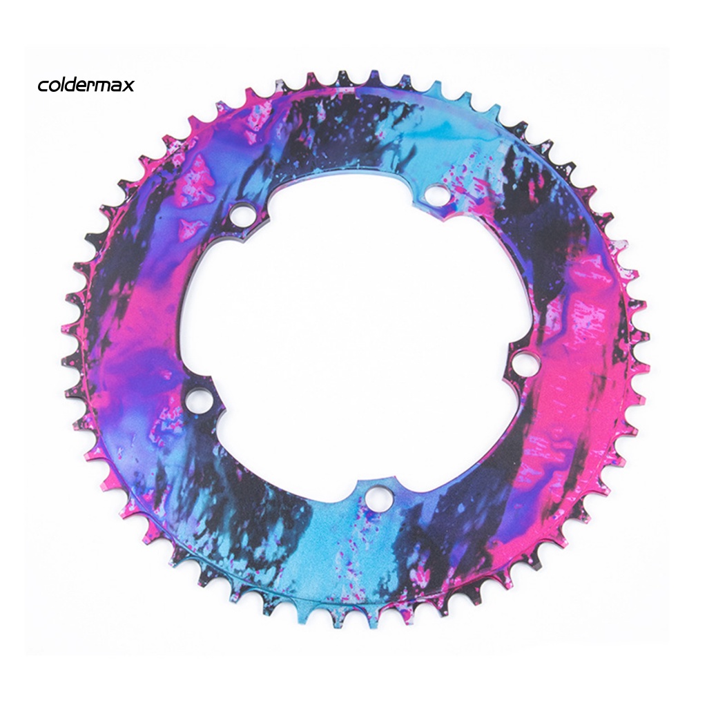 Bánh Răng Hợp Kim Nhôm 54t / 56t Chống Rỉ Sét Cho Xe Đạp Leo Núi 130mm bcd