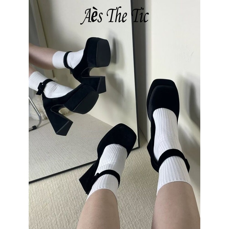 Aès  dép sandal nữ đế cao giày cao gót nữ đi chơi giày sandal cao gót mũi nhọn 2023NEW mẫu mới FSX2390XOR 37Z230913