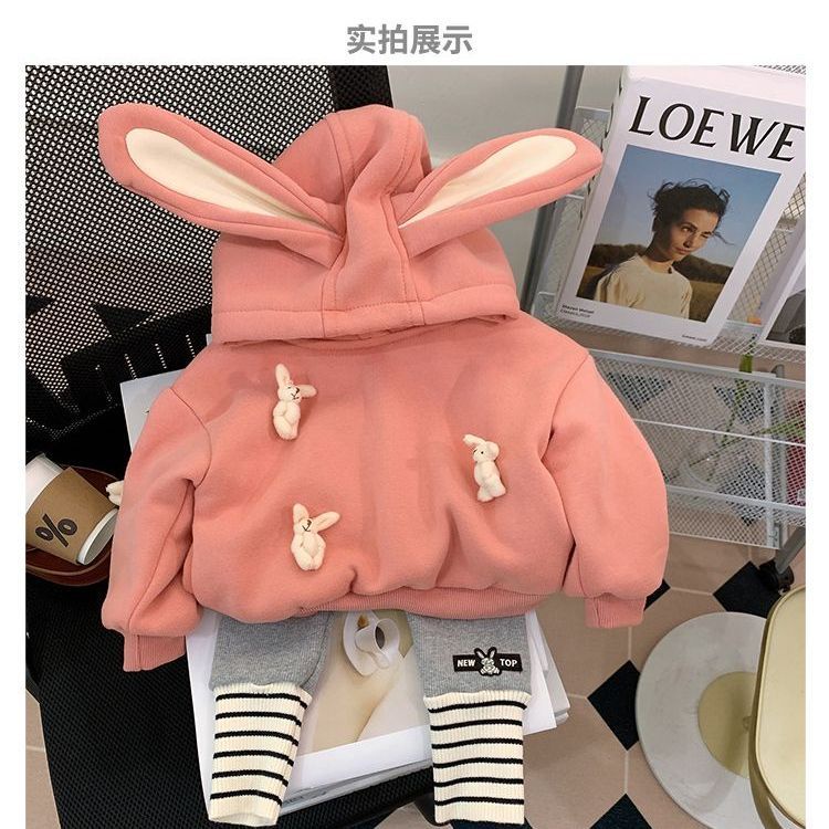 Áo Hoodie Tay Dài Phong Cách Thu Đông Mới 2023 Cho Bé Gái