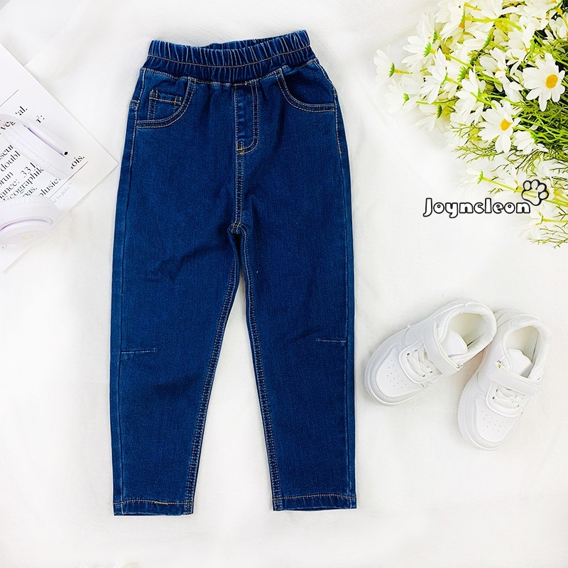 Quần Legging denim Dài Ôm Dáng Vừa Vặn Phong Cách Hàn Quốc Thường Ngày joyncleon Cho Bé Trai Và Bé Gái