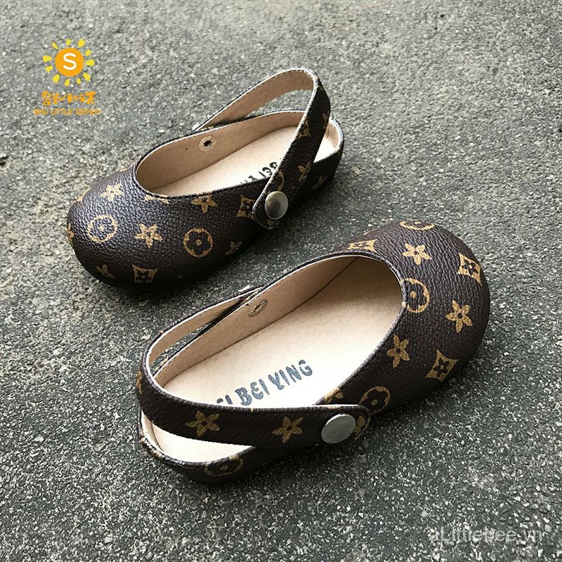 Giày Búp Bê Da Đế Mềm Đính Nơ Phong Cách Hàn Quốc Cho Bé Gái