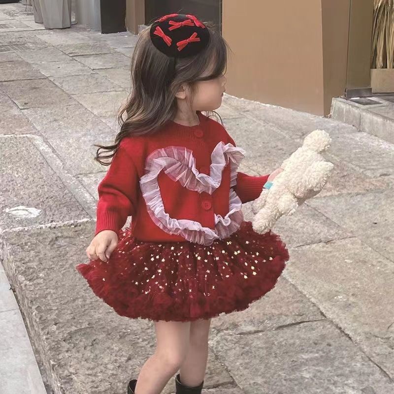 Mới Chân Váy Xòe Công Chúa Đáng Yêu Cho Bé Gái
