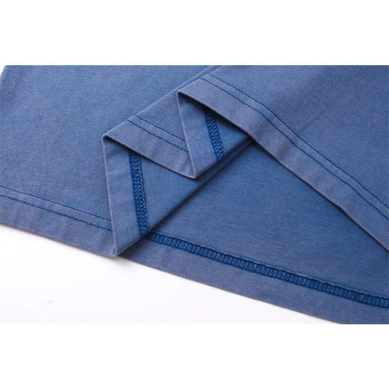 Áo Thun cotton ba666a Tay Ngắn Thêu Chữ Cổ Điển Thời Trang Cho Nam Và Nữ