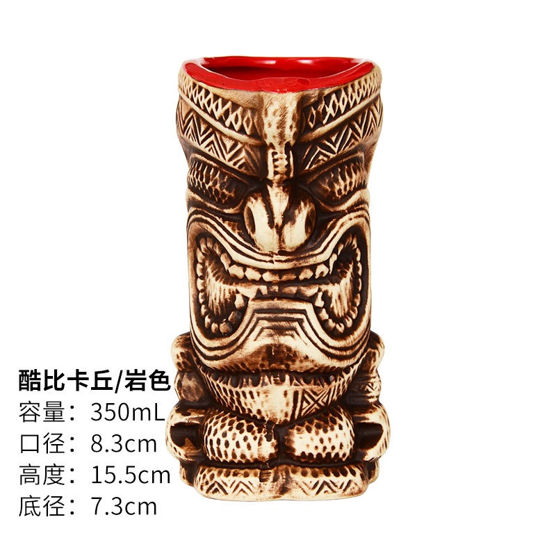 Ly Thủy Tinh Uống cocktail Phong Cách Hawaii Sáng Tạo Kính