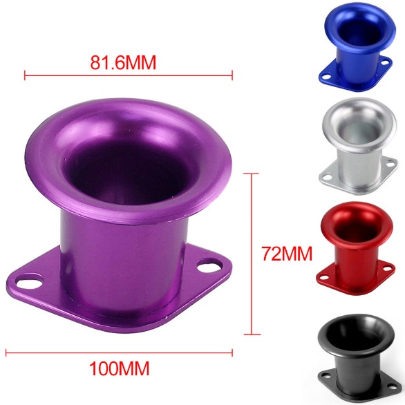 [Nhẹ] Sửa Đổi Xe Ô Tô Thích Hợp Cho Xe Toyota AE86 4AGE 20V Nhôm Nhỏ Sừng Turbo Xả