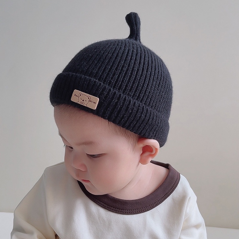 Dễ Thương Mũ beanie Hình Gấu Đáng Yêu Cho Bé
