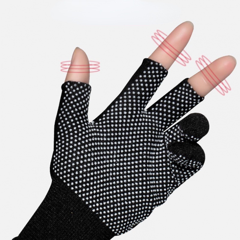 Găng Tay nylon Mỏng Ba Ngón Chống Mài Mòn Chống Trượt Thoáng Khí Bảo Vệ Khi Đi Câu Cá / Đạp Xe Ngoài Trời
