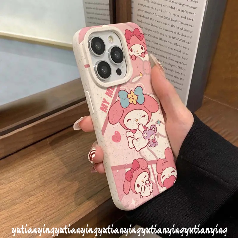 Ốp Điện Thoại Họa Tiết sanrio kuromi melody Cho iphone 11 14 15 13 12 pro max 7plus xr xs x max 7 15 8 6 6s plus se 2020