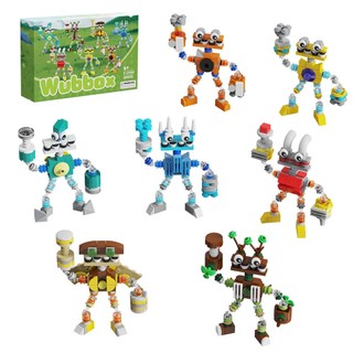 Model Action Figures Monster Wubbox Movie Building Blocks Set Bricks Gift Toys