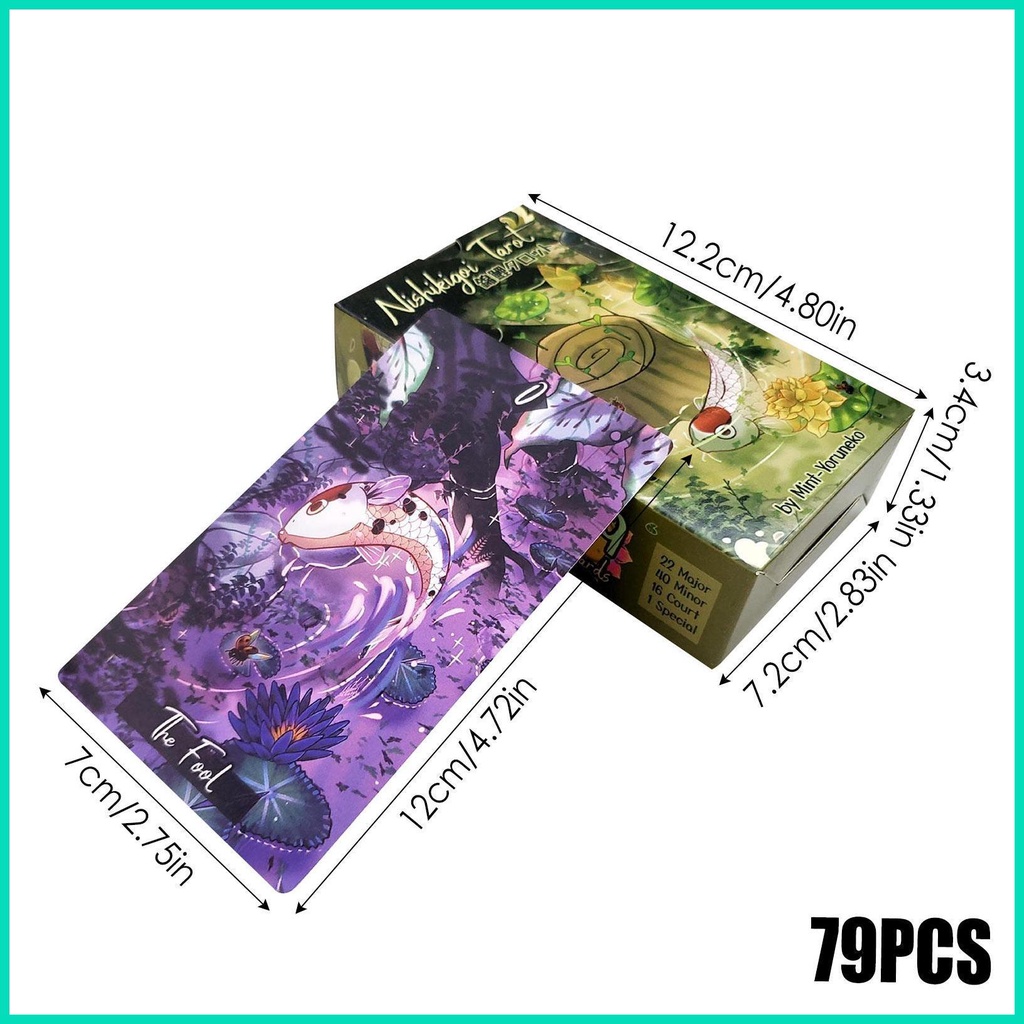 Nishikigoi Bộ Bài tarot Phiên Bản Tiếng Anh 79 Cái