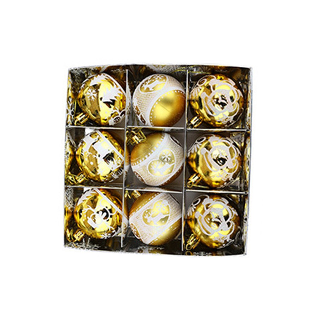Set 9 Trái Châu Trang Trí Cây Thông Noel