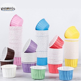 Tri set 50 cốc giấy đựng bánh muffin chống mỡ
