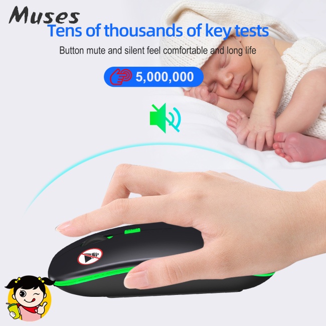 Chuột Chơi Game Không Dây g852 Kết Nối bluetooth 2.4g Hai Chế Độ
