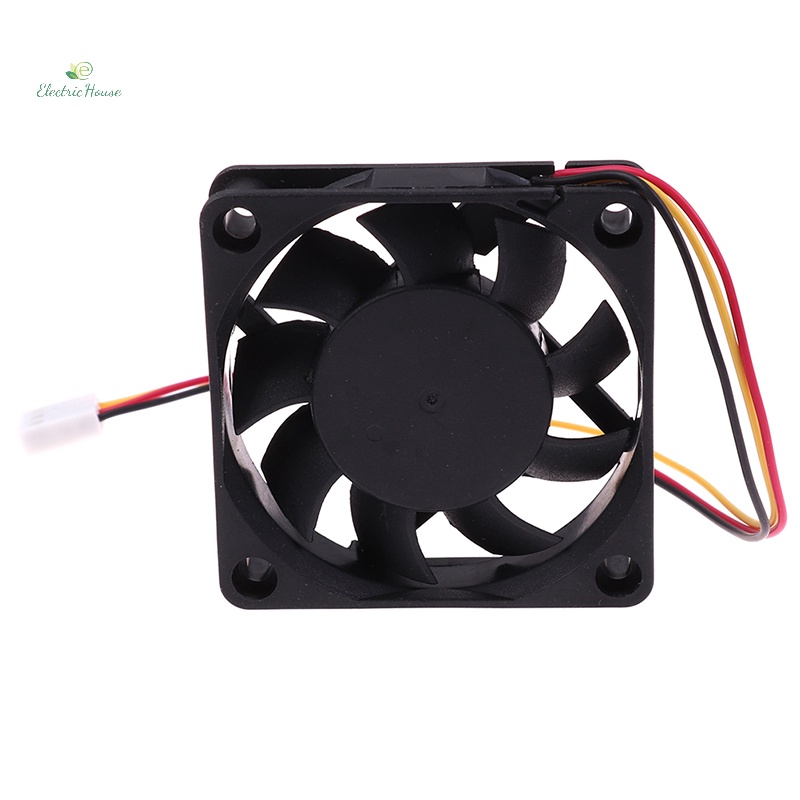 1 Chiếc Quạt Tản Nhiệt Điện 12v 3pin 6010 60mm 60 * 60mm