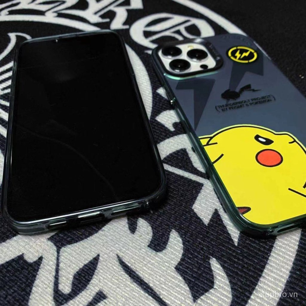 Ốp Điện Thoại In pikachu Cho iphone 15promax 15pro 15 14 13 12 11 pro max 13promax 14plus 14promax xr xsmax 7 8 plus