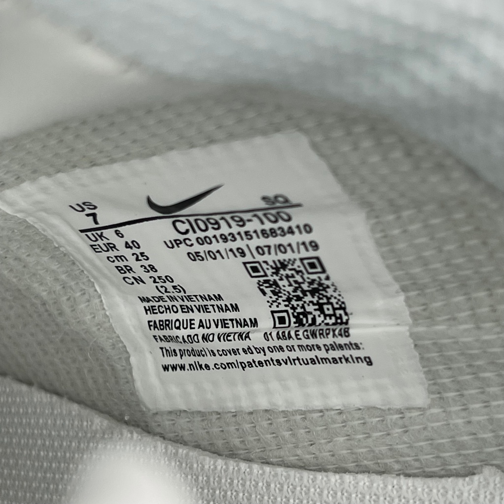 Giày AF1 Shadow Triple White, AF1 Shadow Trắng Full - Than.Shoes