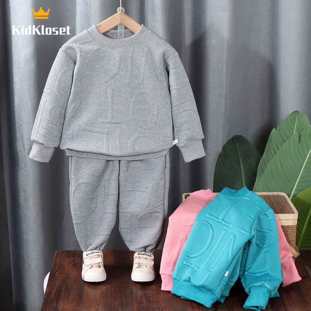 KidKloset áo quần trẻ em đồ bé trai đồ bộ bé trai chất lượng thời trang thoải mái 2023 NEW STYLE KWT23936O2 38Z230923