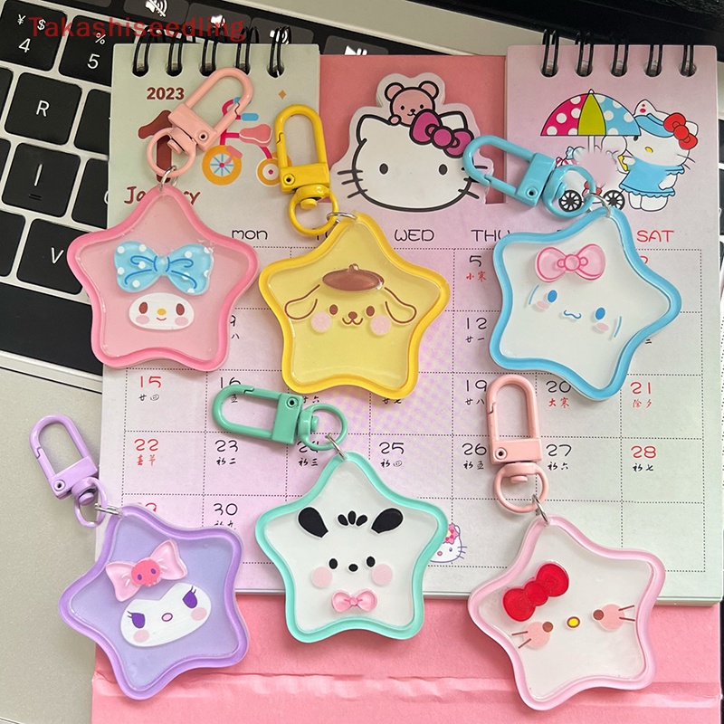 Móc Khóa acrylic Hình Ngôi Sao sanrio Ngọt Ngào Dễ Thương Làm Quà Tặng Cho Bạn Gái
