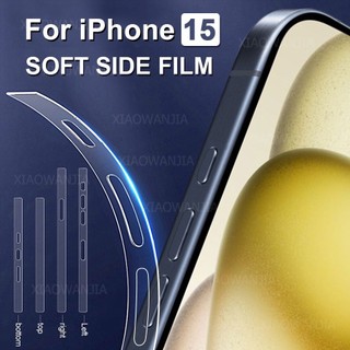 Miếng PPF dán bảo vệ viền điện thoại siêu mỏng trong suốt chống trầy xước Vân Tay cho iPhone 12 Mini 13 14 15 Pro Max