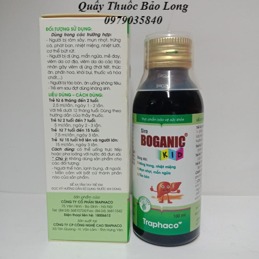 [Bán chạy] SIRO BOGANIC KID LỌ 100ML