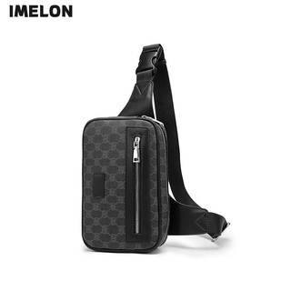Imelon Túi Đeo Chéo In Hình Phong Cách vintage Cho Nam