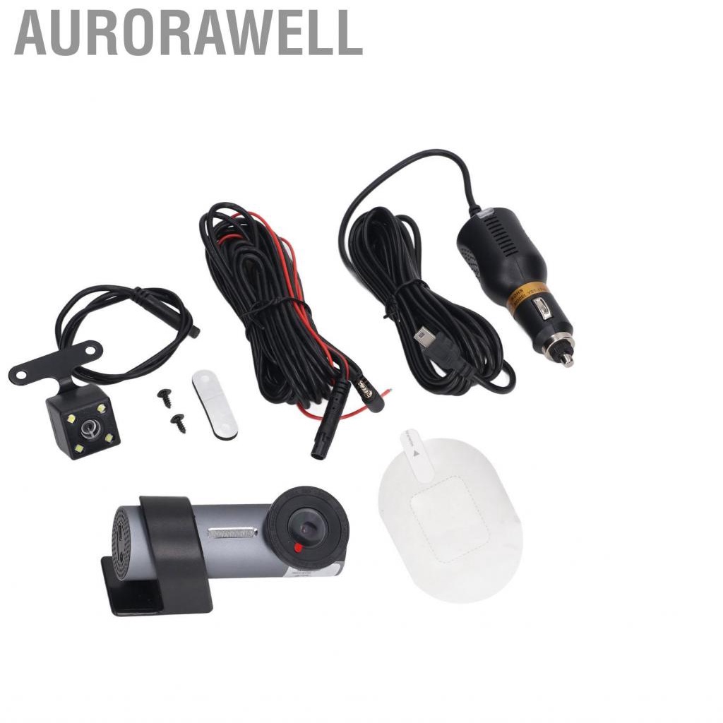 Aurorawell WiFi Dashboard   Car Front Rear Dash Cam 150 Degree Lens Motion Detection for Vehicle