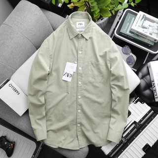 (PHOM LỚN ĐẾN 95KG) ÁO SƠ MI ZARA, VNXK DƯ XỊN. CHẤT LINEN MỀM MÁT. PHOM BASIC