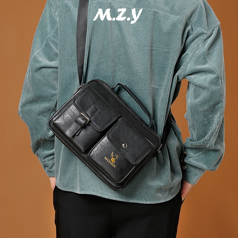 JINRU túi nam đeo chéo to túi nam thời trang 2023 NEW túi nam đeo chéo Fashion Vintage Đa chức năng nhiều màu sắc để lựa chọn NDJ2393HS239Z230927