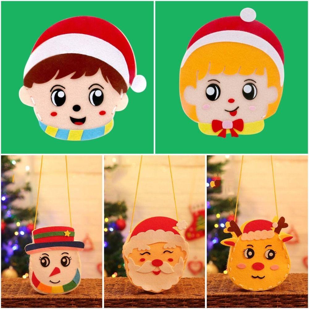 Túi Đựng Kẹo Hình Ông Già Noel Hoạt Hình Dễ Thương Cho Trẻ Em