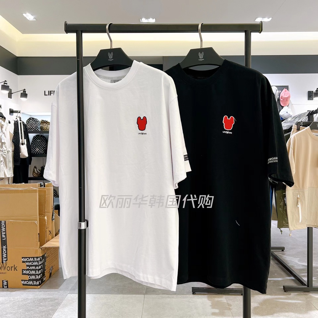 Áo Thun Tay Ngắn In Hình Nhãn Hiệu Thời Trang Mới Cho Nam Và Nữ