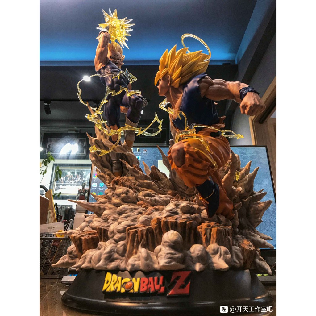 Mô hình songoku đại chiến vegeta hàng mới siêu đẹp Hàng mới