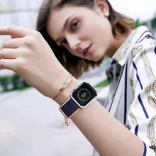 Dây Đeo nylon Cho Đồng Hồ Thông Minh iwatch series ultra 8 se 7 6 5 9 44mm 40mm 45mm 41mm 38mm 42mm 49mm