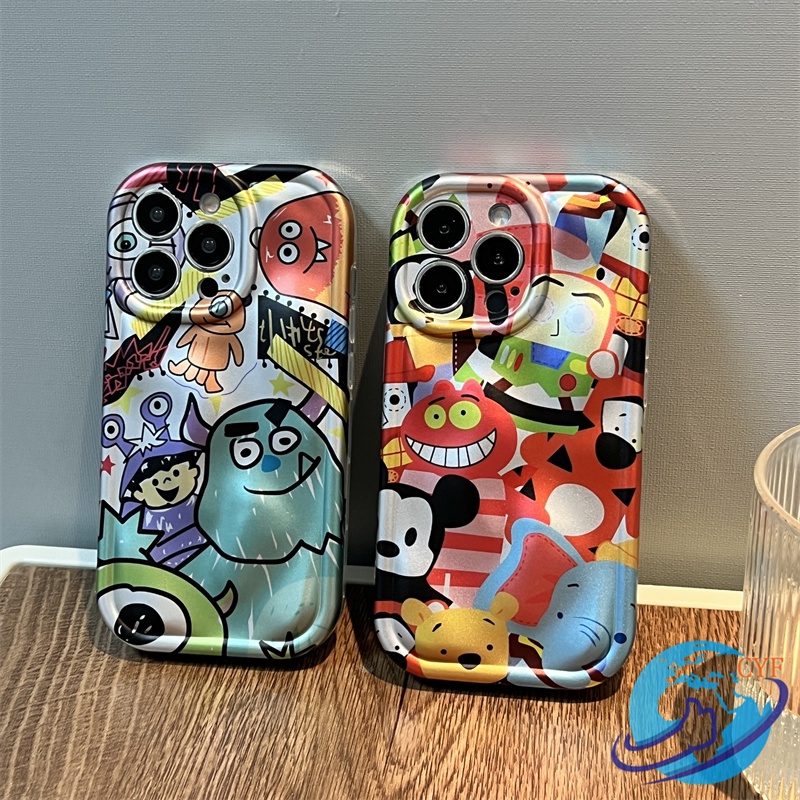 Ốp Điện Thoại Silicon Họa Tiết graffiti Cho iphone 15 14 13 12 11 pro max
