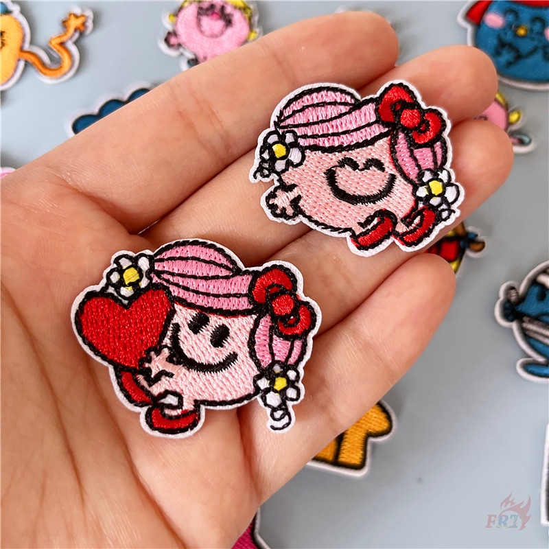 ♚ Tôi... Miếng Dán Ủi Quần Áo In Chữ little miss ♚ 1 Miếng Dán Ủi Quần Áo Hình Các Nhân Vật Ngộ Nghĩnh