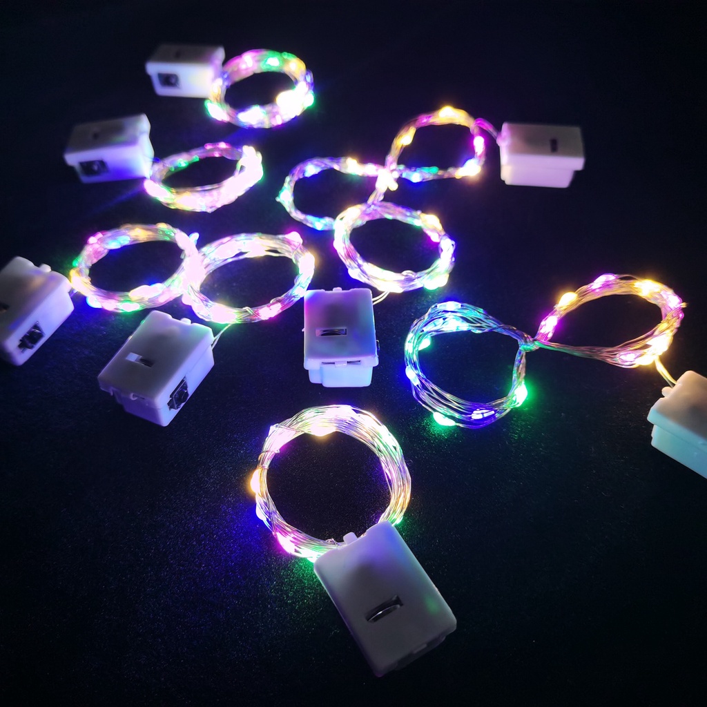 Dây Đèn led Hình Bó Hoa mini Nhiều Màu Sắc Dùng Trang Trí Bánh Kem Giáng Sinh