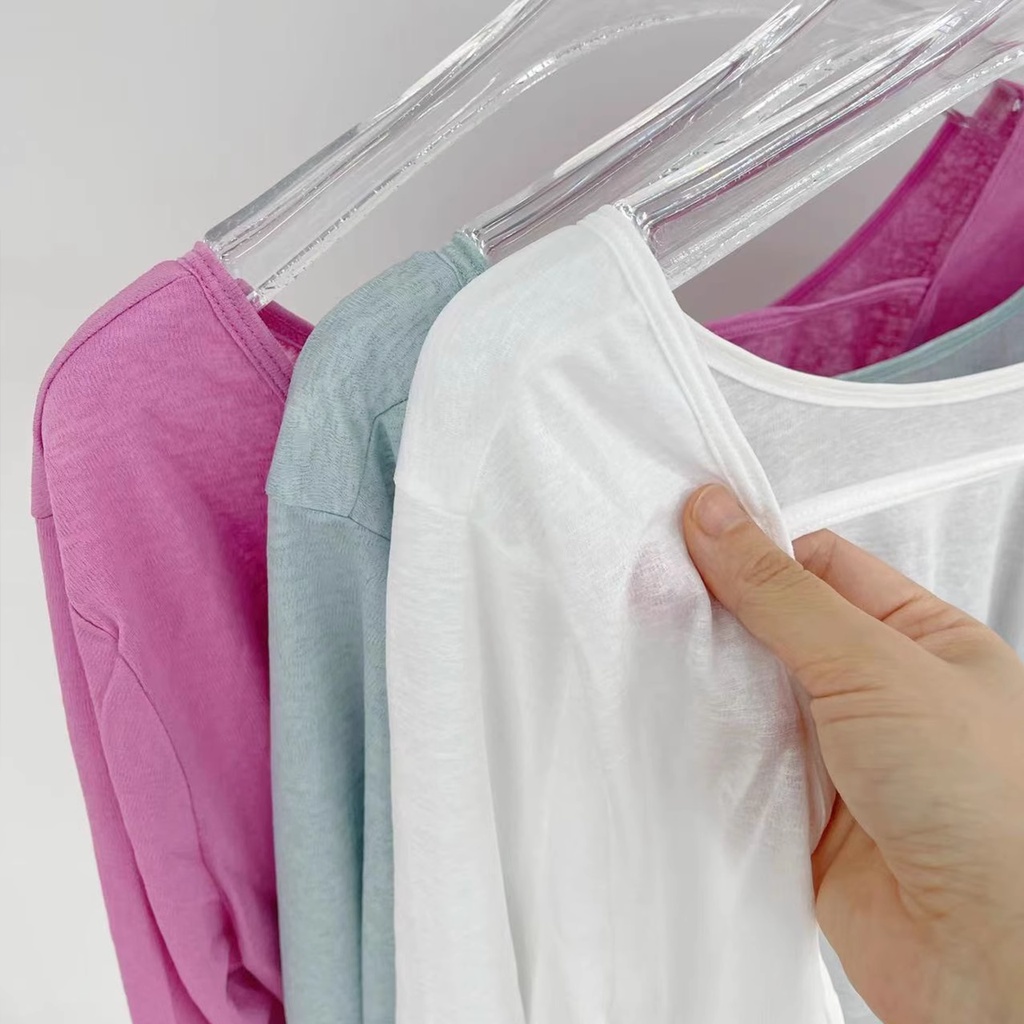 Áo Thun Thể Thao Tay Dài Nhuộm Màu Nhanh Khô Thời Trang Cho Nữ