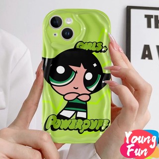 Kính râm powerpuff girls vỏ samsung a12 a03s a11 a03 a23 a14 a13 a04e a04s a32 a53 a22 a73 a33 a51 a52 a71 a72 a02 cạnh cong gợn sóng tpu mềm chống va đập bóng