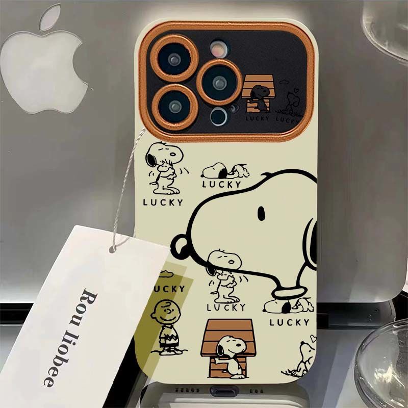 Ốp lưng iphone Ốp Viền Camera in Hình Chú Chó Lucky siêu dễ thương 6/7/8/7plus/8plus/x/xr/xsmax/11/12/13/14/pro/promax