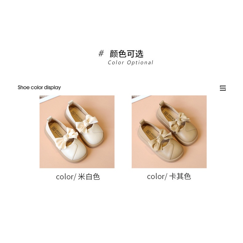 Giày Công Chúa Chất Liệu Da cotton Thời Trang Thu Đông 2023 Cho Bé Gái