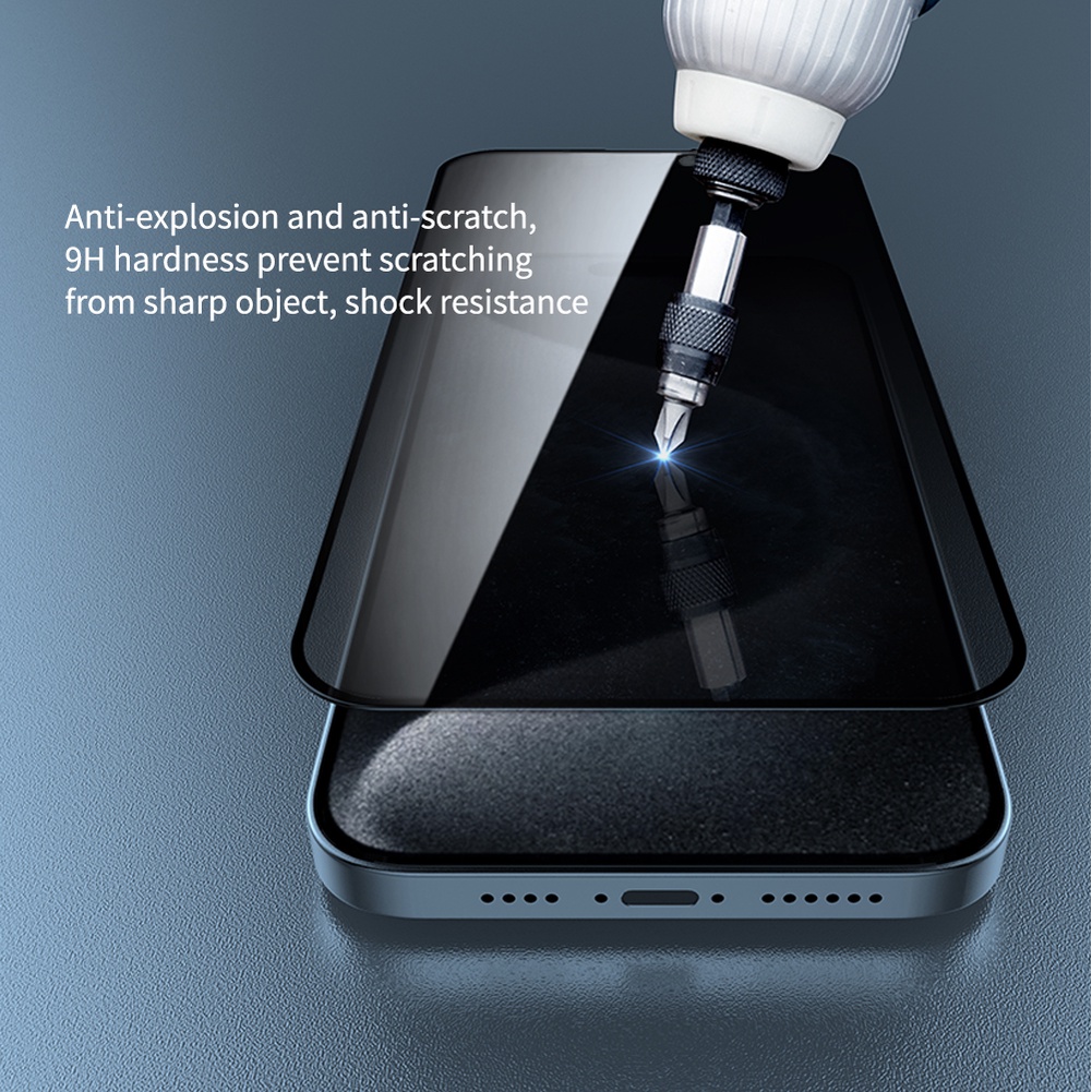 Nillkin Kính Cường Lực 9h Bảo Vệ Toàn Màn Hình Cho iphone 15 pro max